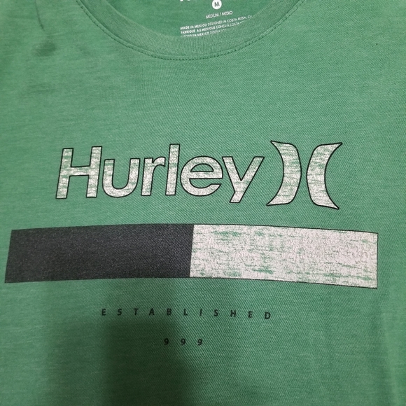 Green Medium Hurley Shirt - Picture 2 of 5
